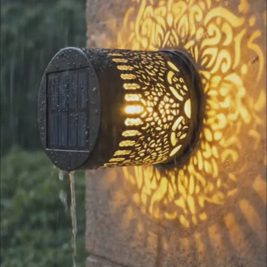 Lampe solaire à projection Hominira